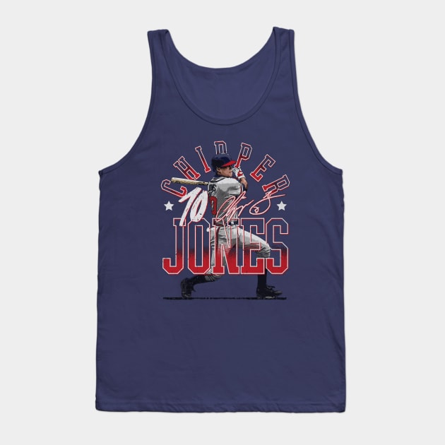 Chipper Jones Atlanta Arch Tank Top by ganisfarhan